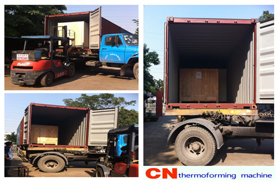 shipping of platic tube machine