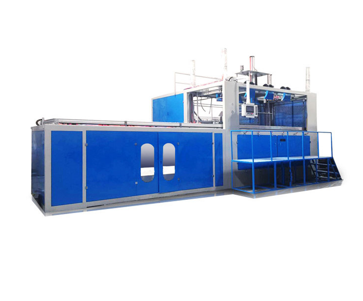 thermoforming machine with auto loading